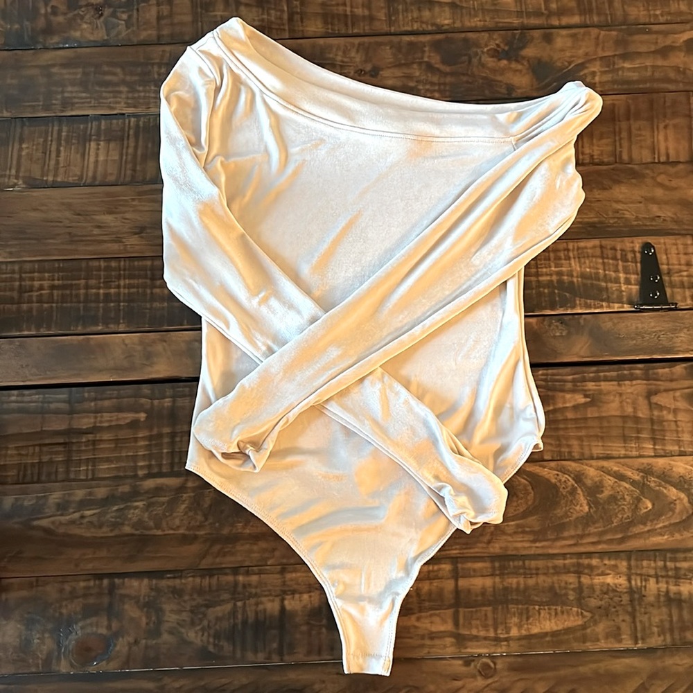 Free People That’s Hot shimmery bodysuit size L